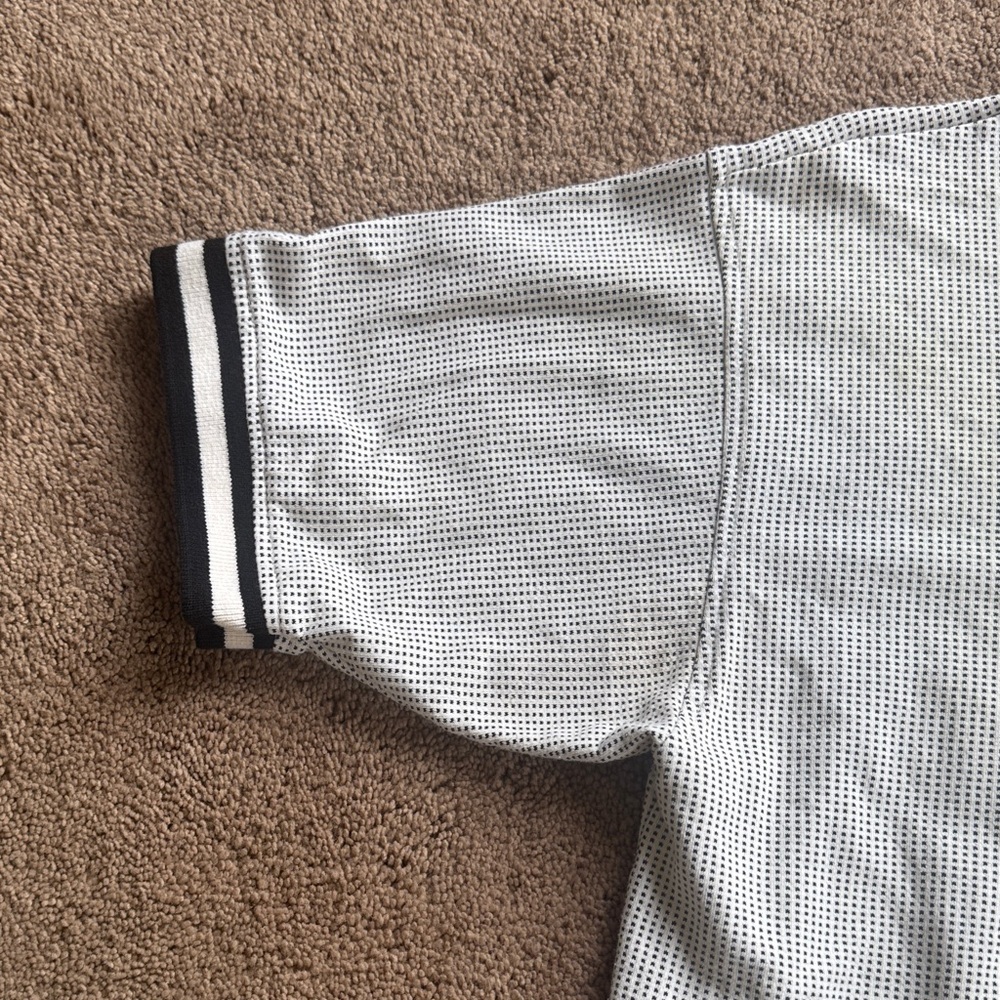 NFL Team KC Chiefs Gray Polo Shirt with Black Trim - Picture 6 of 7